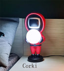 lampe de table astronautes design nordique veilleuse 3D décorative
