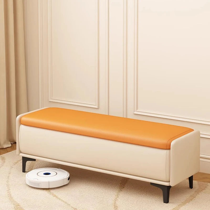 banc à chaussures nordique de luxe pour le rangement - vue 5 sur 15