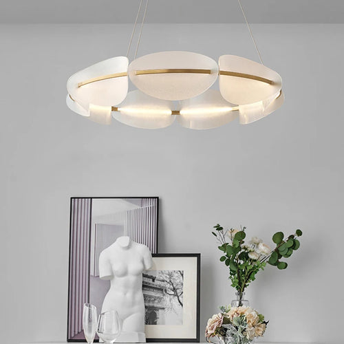 suspension led créative en cuivre de haute qualité