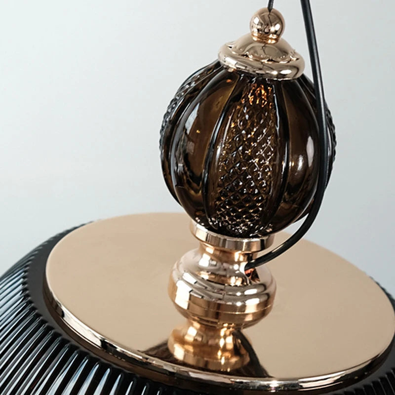 suspension créative nordique en verre pour restaurant et chambre moderne - vue 8 sur 7