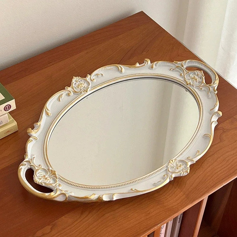 miroirs vintage décoratifs en verre pour bijoux et aromathérapie