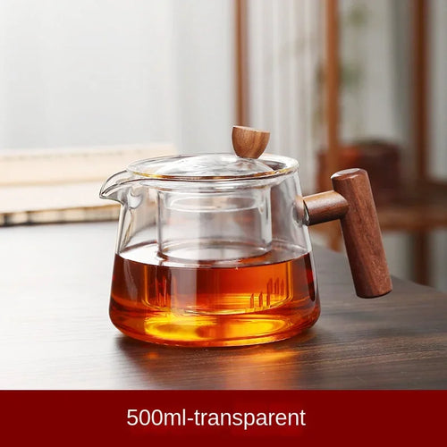 Théière japonaise en verre résistant gaiwan pu erh