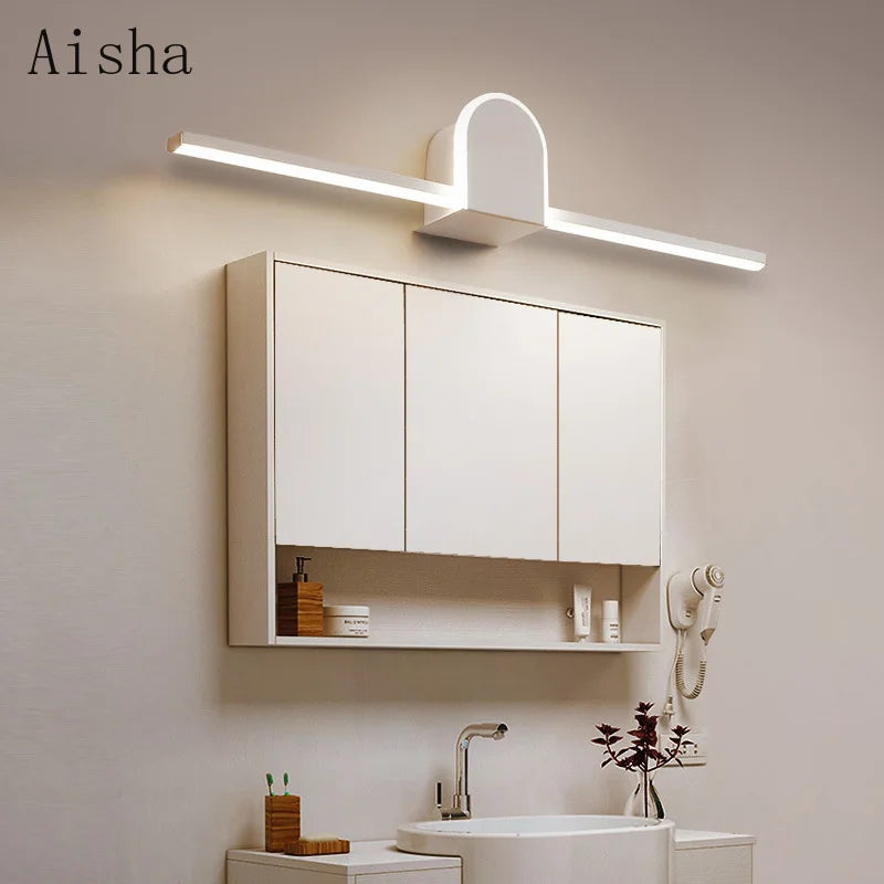 applique murale moderne pour miroir salle de bain minimaliste - vue 7 sur 10