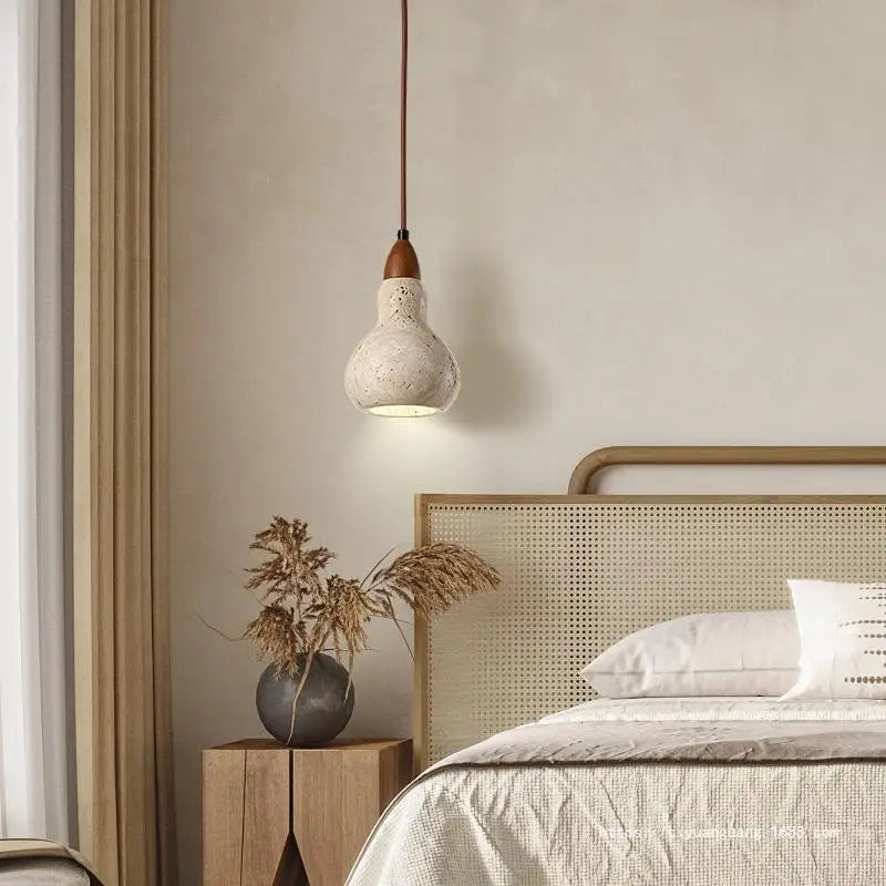 lustre nordique en marbre avec fil réglable - vue 3 sur 11