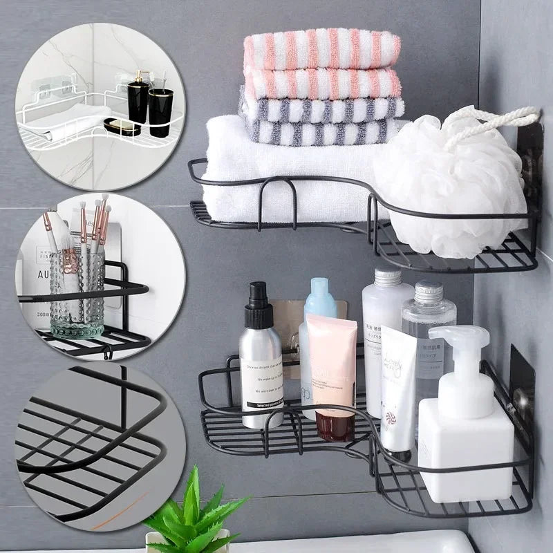 etagère en fer forgé style japonais support de rangement mural - vue 4 sur 19