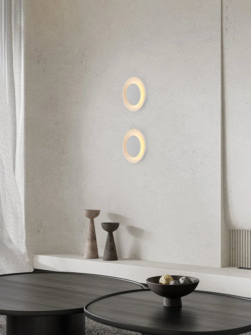 applique murale en plâtre design led moderne minimaliste créative