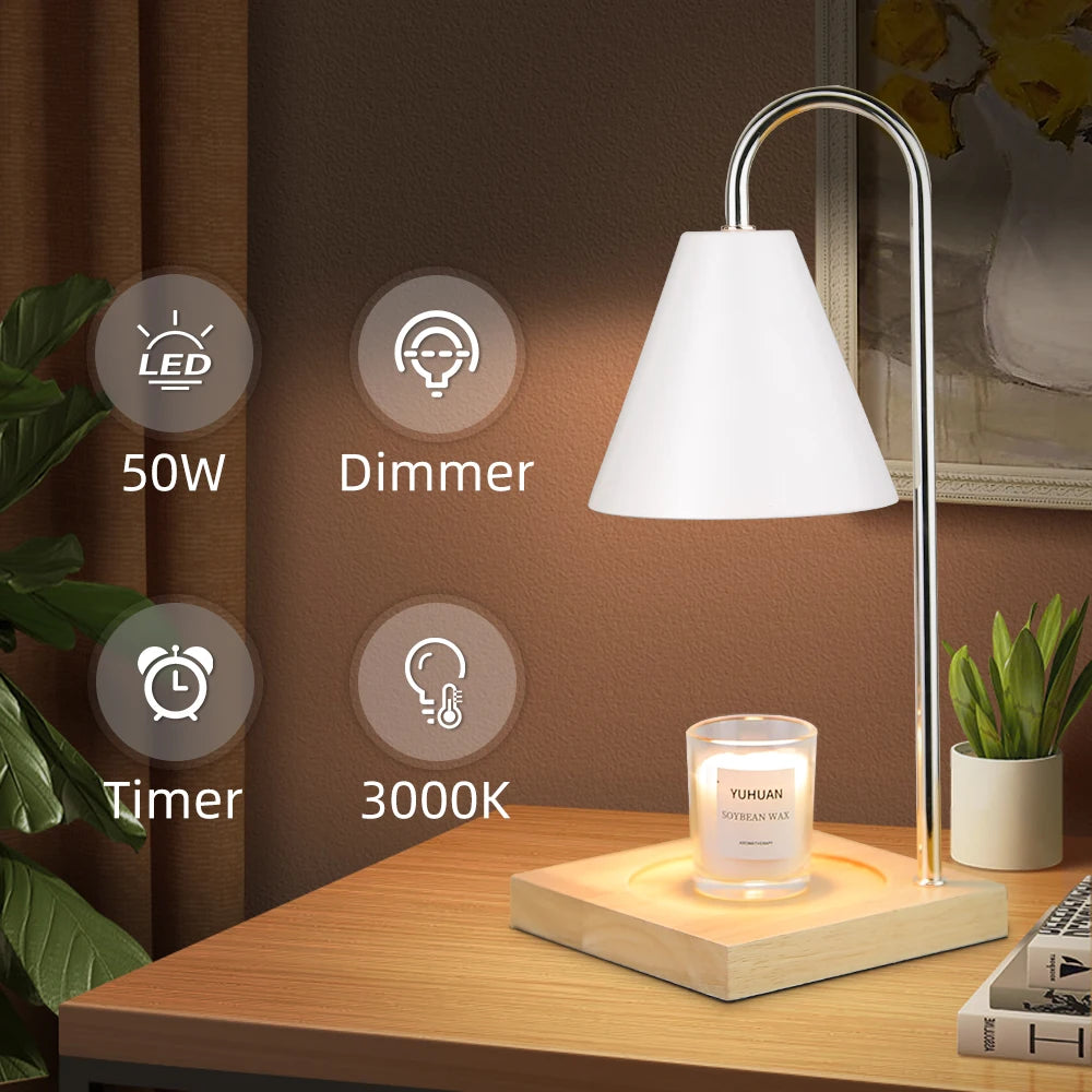 lampe de bureau moderne diffuseur d'aromathérapie avec minuterie - vue 2 sur 12