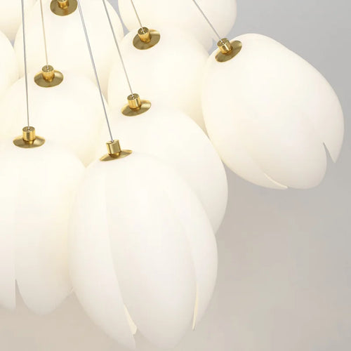 lustre moderne tulipe sandyha suspension led lampara soffitto