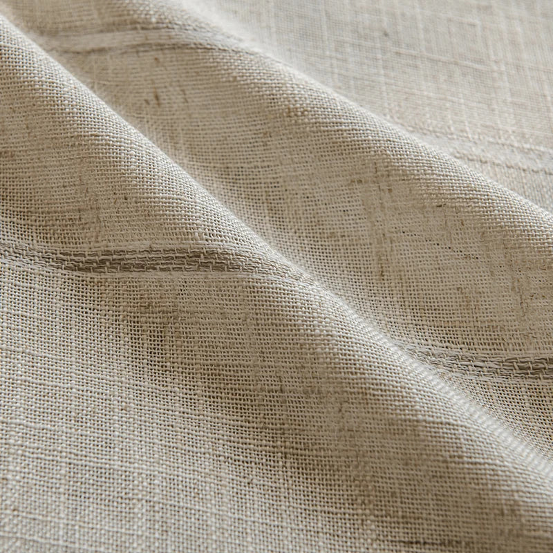 Voilage rideau style japonais rayé pour salon chambre