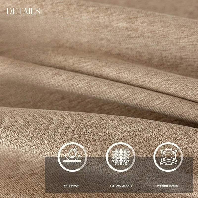 Nappe coton lin imperméable style minimaliste table repas