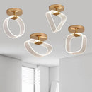 plafonnier LED moderne acrylique géométrie linéaire