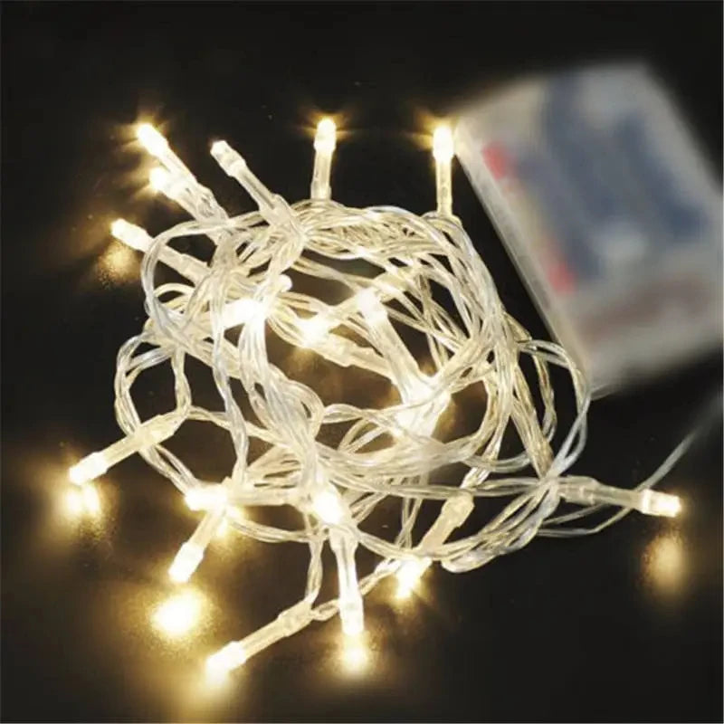 guirlande lumineuse LED à piles pour décorations de fête - vue 2 sur 9
