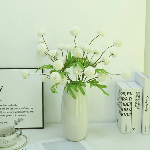 branche de chrysanthème artificielle pour décoration florale élégante