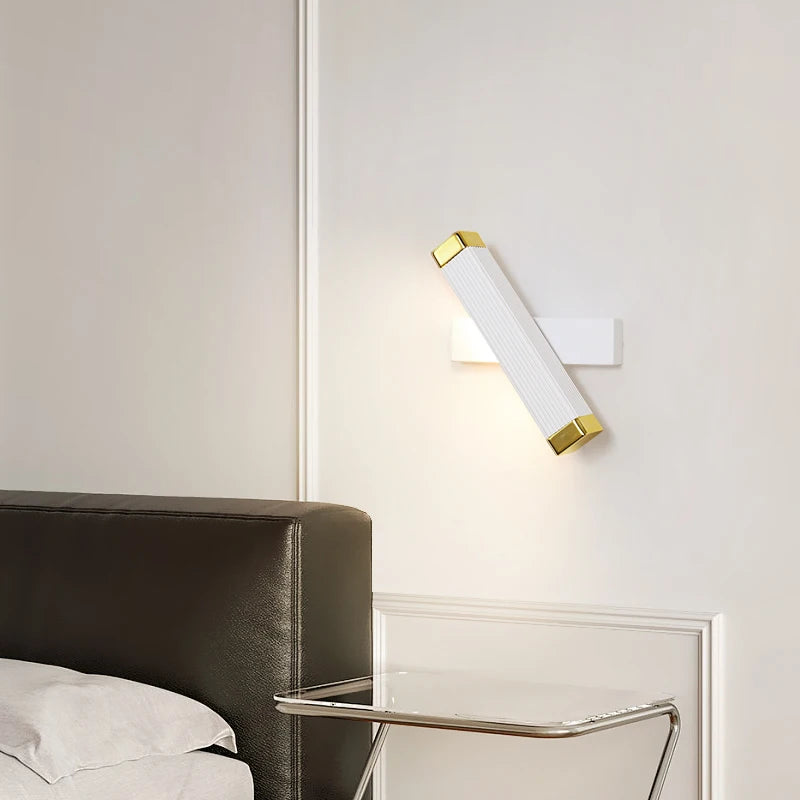 Chevet chambre appliques moderne minimaliste créatif escalier lampe à LED escalier allée étude tournant fond applique - vue 6 sur 8