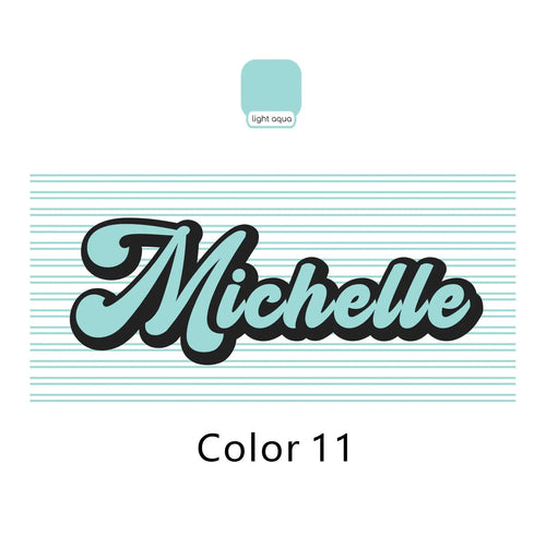 serviette de plage personnalisée rayures style retro hippie