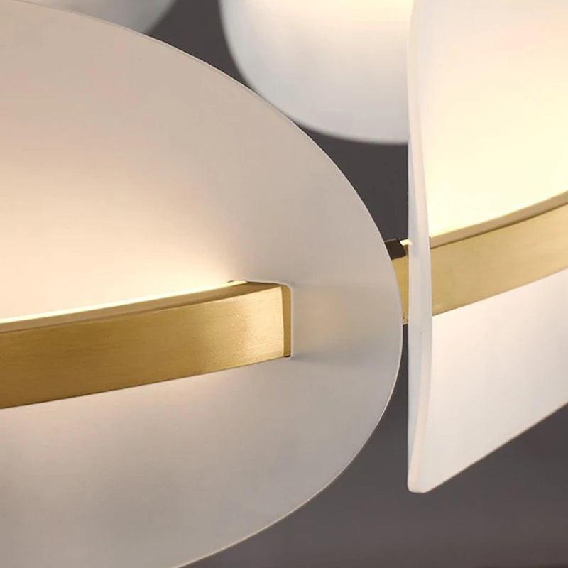 suspension led créative en cuivre de haute qualité - vue 6 sur 9