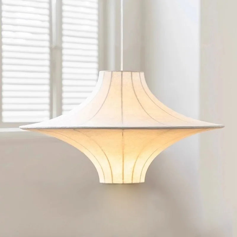 Suspension Led en soie Wabi Sabi - vue 3 sur 8