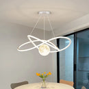 Plafonnier LED suspendu au Design rond