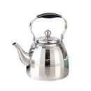 Bouilloire inox fleur infuseur poignée anti brulure miroir
