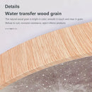 Plafonnier LED nordique en forme de lune en bois