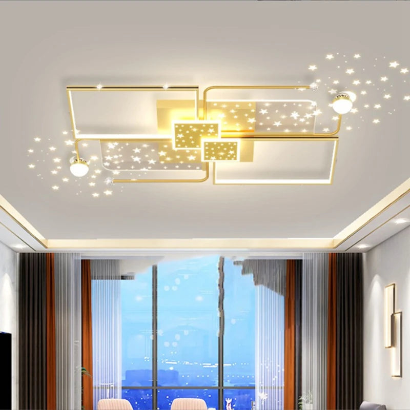 plafonnier led intelligent moderne créativité décoration intérieure