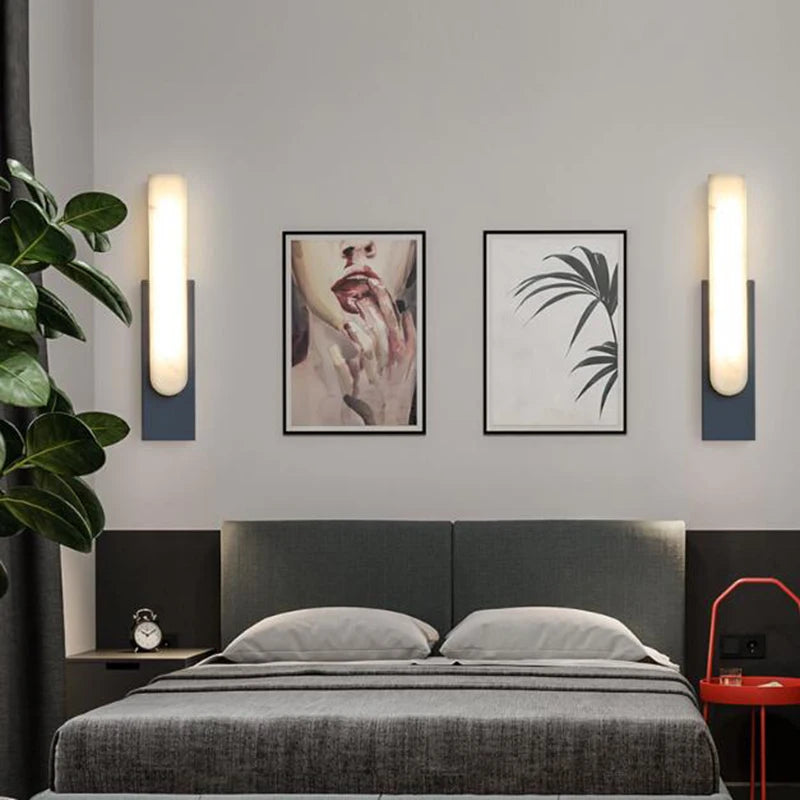 Applique murale moderne Simple en pierre de marbre - vue 5 sur 11
