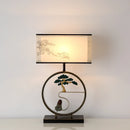 lampe de chevet rétro style chinois pour décoration intérieure