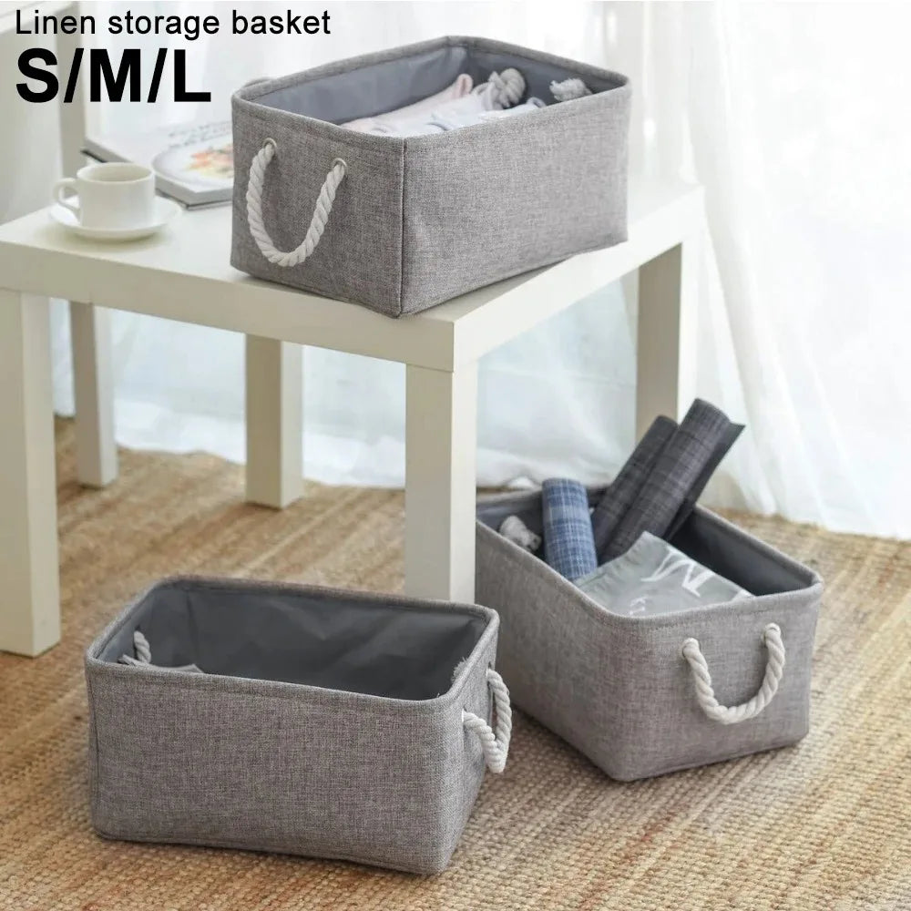 panier de rangement pliable pour vêtements et jouets - vue 11 sur 10