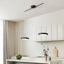 Nordique LED Suspension Lumière Vert 1-3 Tête Disque Lampes Suspendues Lustre Pour Salon Chambre Cuisine Salle À Manger Décor À La Maison Luminaire