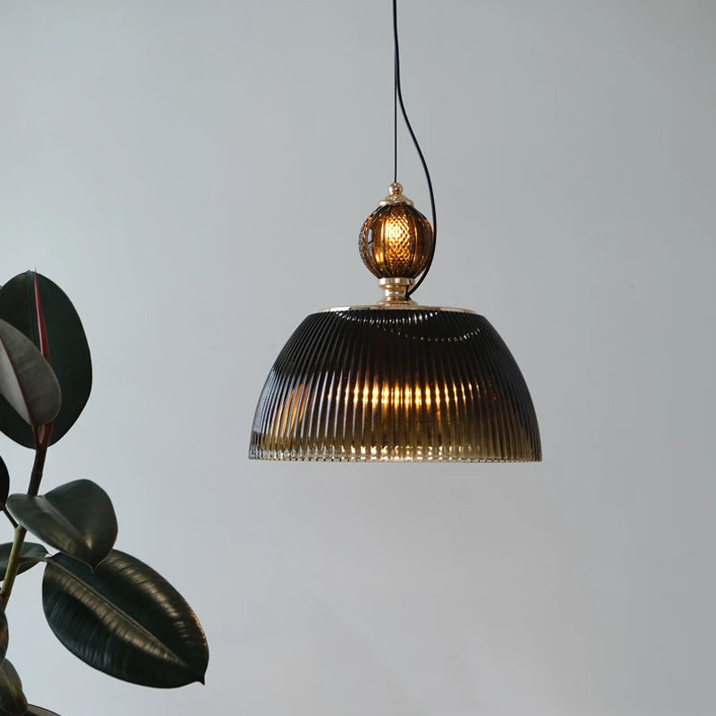 suspension créative nordique en verre pour restaurant et chambre moderne - vue 5 sur 7