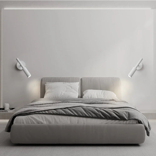 Applique murale LED lampe lampe de lecture pour chambre hôtel nuit livre lampe réglable Rotaion applique murale LED projecteur minimaliste