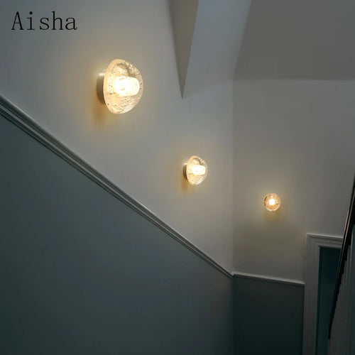 applique murale led extérieure lumineuse décorative pour espace extérieur