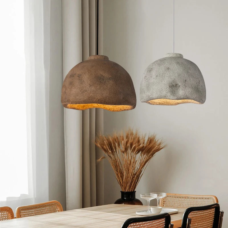 Nordique wabi-sabi vent Restaurant Bar Loft suspension LED lumières lustre salle à manger décor à la maison chambre chevet suspension luminaire