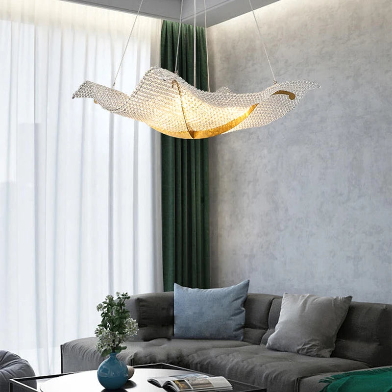 Lustres de plafond LED de luxe - vue 4 sur 9