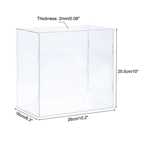 vitrine en acrylique pour objets de collection et organisation