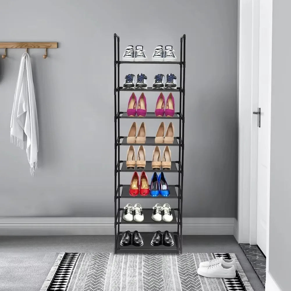 étagère à chaussures économique grande capacité anti-poussière polyvalente - vue 5 sur 9