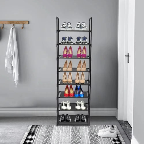 étagère à chaussures économique grande capacité anti-poussière polyvalente