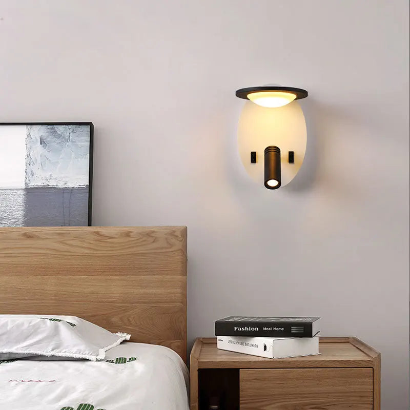 applique murale rotative avec port usb et éclairage nocturne - vue 4 sur 10