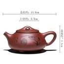 Théière artisanale yixing gongfu motif lotus 300ml