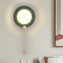 Applique murale ronde créative pour chambre à coucher