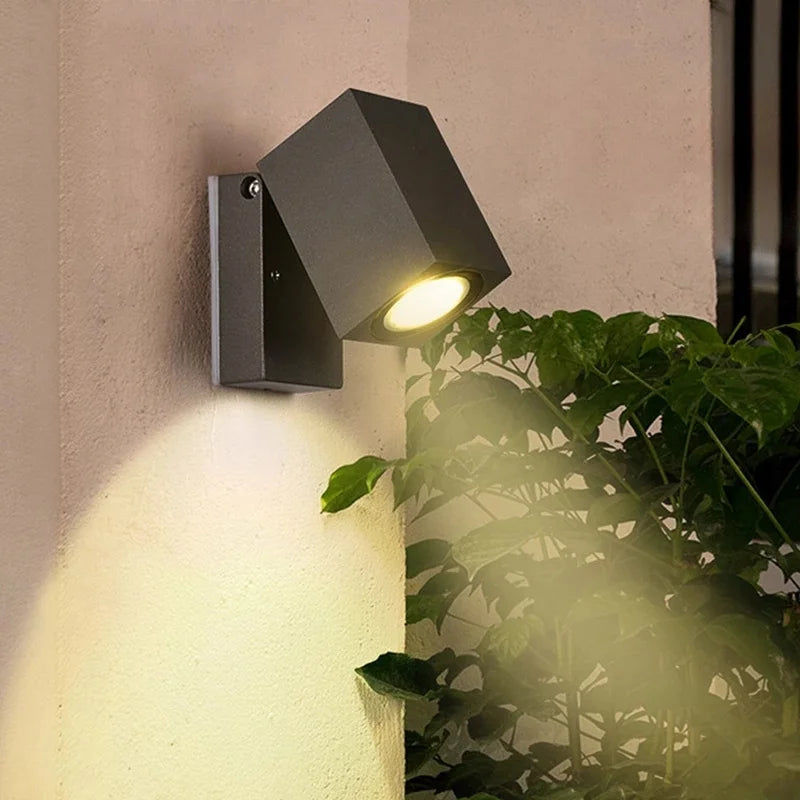 Applique murale LED 5W extérieure réglable pliante étanche IP65 - vue 6 sur 15