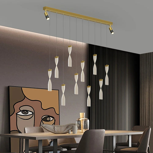 suspension led nordique pour cuisine hôtel et café