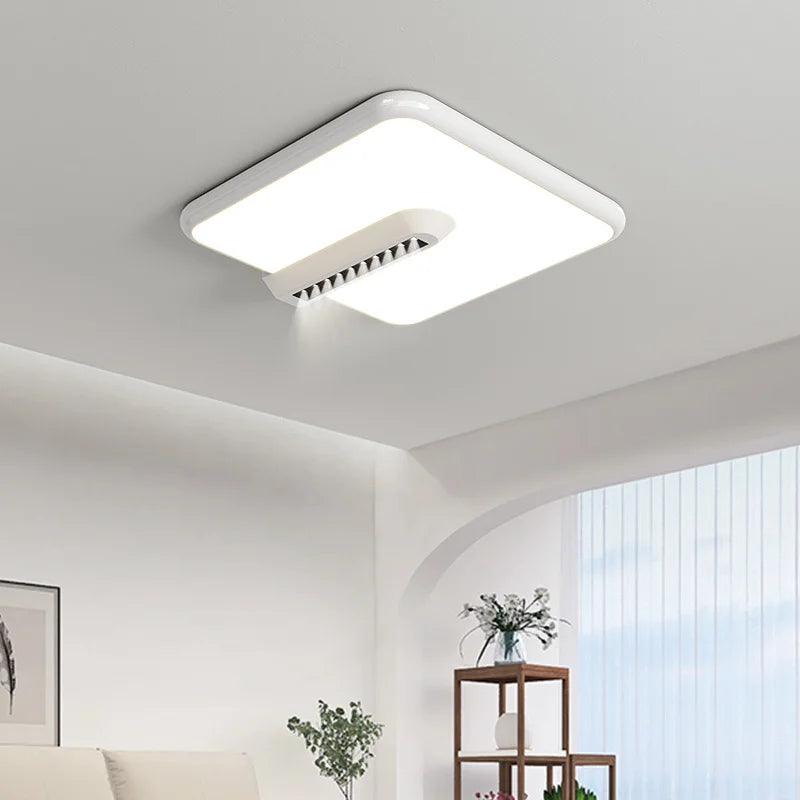 plafonnier led moderne avec télécommande pour décoration - vue 5 sur 12