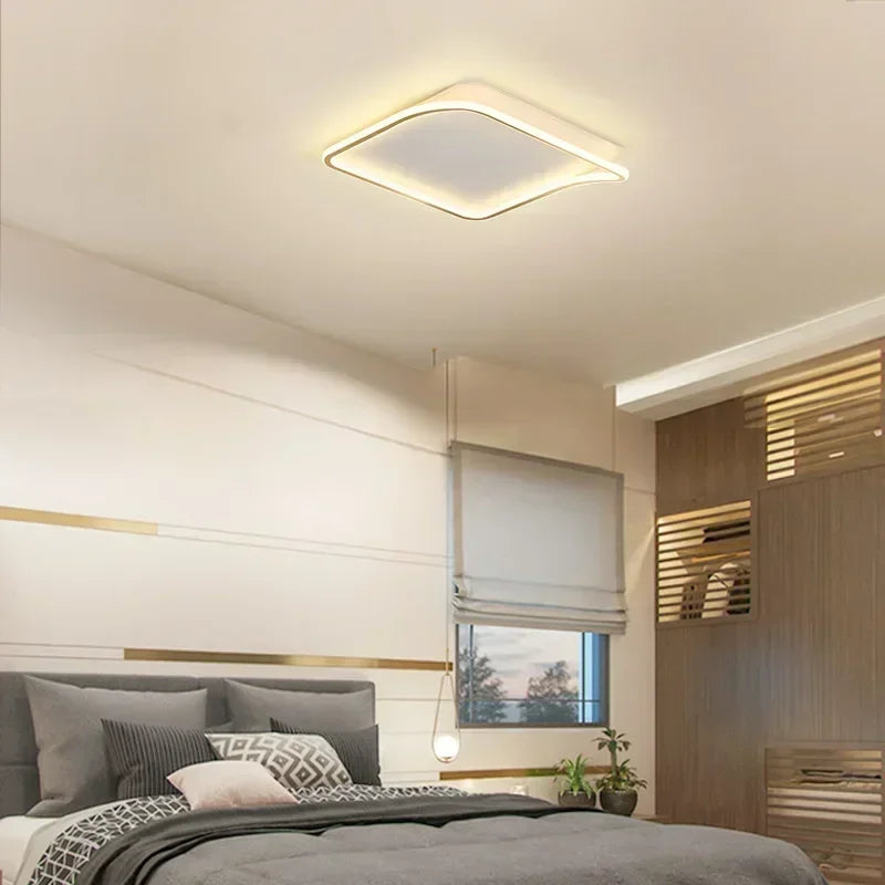 plafonnier moderne à leds pour décoration intérieure élégante et lumineuse - vue 3 sur 12