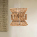 Lustre en corde de papier de Style japonais Wabi-sabi