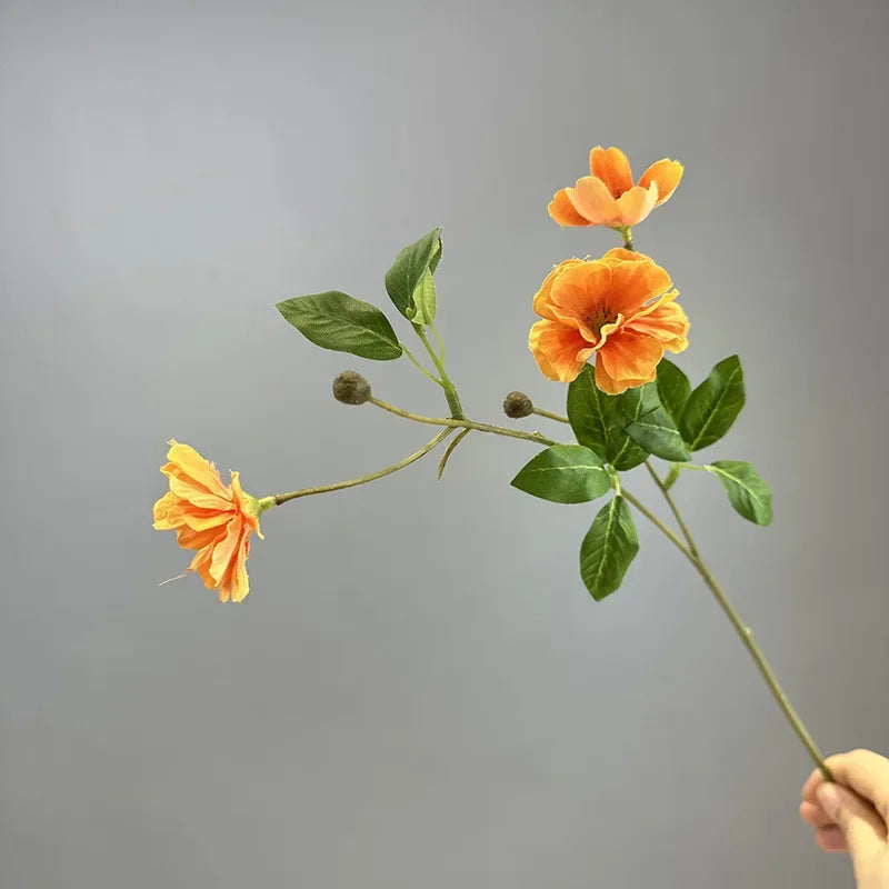 simulation marguerite en soie fleurs artificielles pour décoration intérieure - vue 13 sur 13