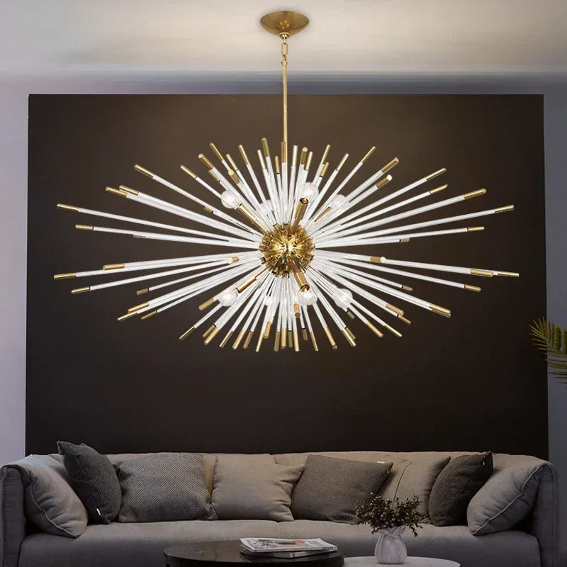 suspension en cristal de luxe éclairage décoratif pour tous les espaces