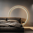 applique murale led lumières intérieur cercle fond décoration