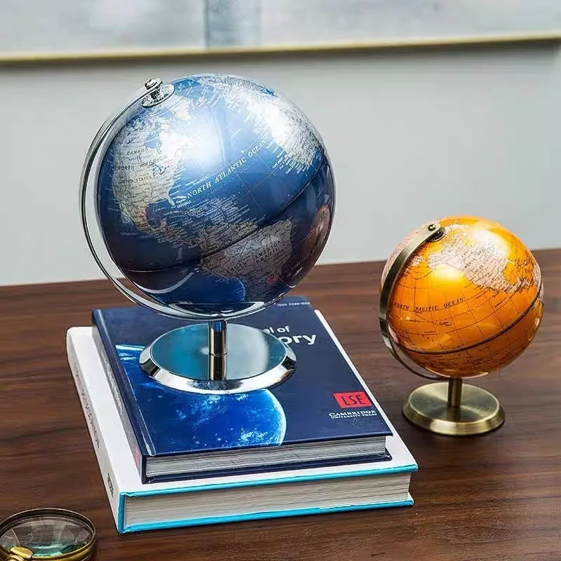 Carte du globe rétro pour décoration éducative et géographique