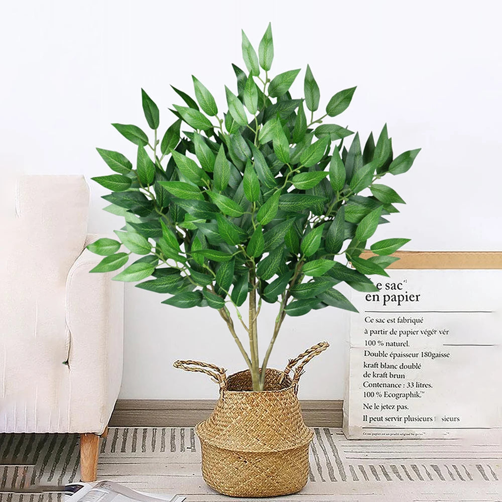 plantes artificielles eucalyptus saule tropical décoration intérieure et extérieure - vue 4 sur 9